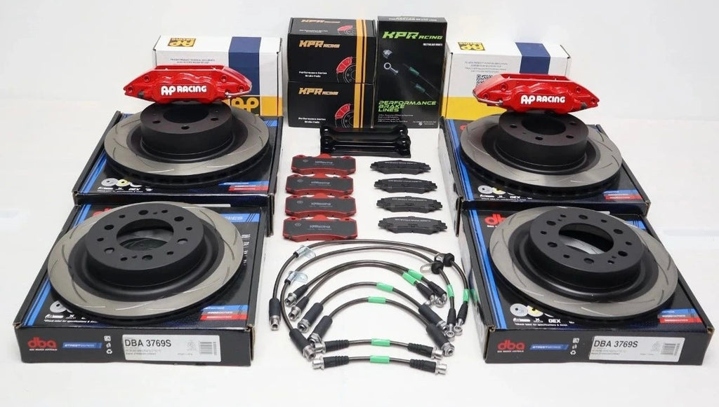 BRAKE UPGRADE FOR TOYOTA Landcruiser 300 series (Front AP RACING 6 POT ...