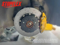 AKEBONO Performacne 4 piston CALIPERS - brake kit + CARBON CERAMIC ROTOR 410MM disc fits porsche Cayenne rear