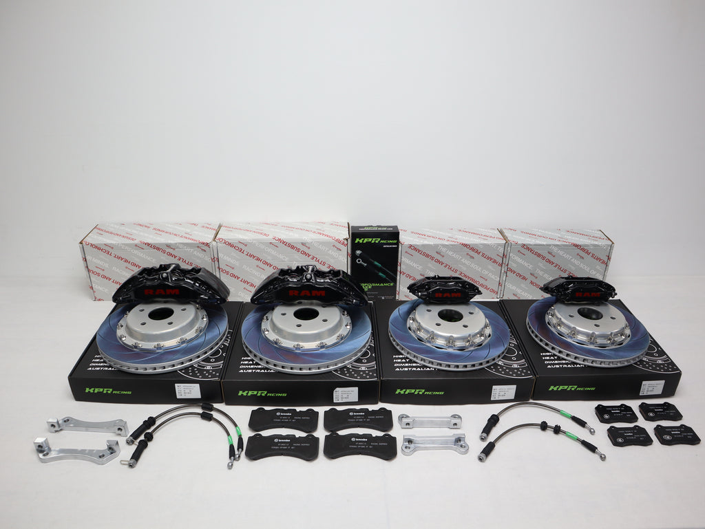 Front and Rear BRAKE UPGRADE KIT FOR RAM 1500 DS 5.7L 2020~on (Mechanical handbrake version） suitable 21/22'' WHEEL