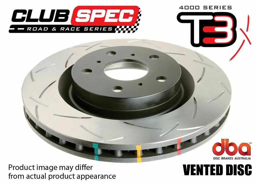 SALE- 2x DBA 4000 T3 SLOTTED DISC ROTOR FIT Holden 78-97 VB-VS COMMODORE REAR
