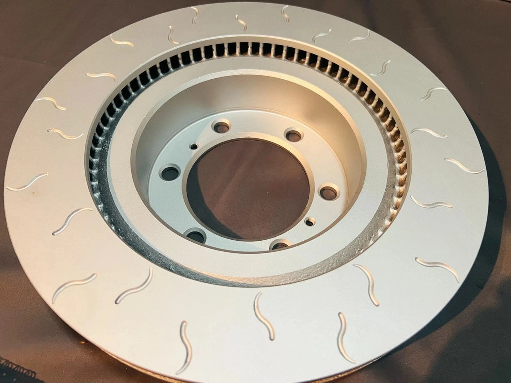 2 X KPR BRAKES HT4000 4S SLOT ROTOR FRONT fit TOYOTA HILUX (DBA2716S) FJ Cruiser (DBA2716S (KPR2716S))