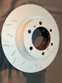 2 X KPR BRAKES HT4000 4S SLOT ROTOR FRONT fit TOYOTA HILUX (DBA2716S) FJ Cruiser (DBA2716S (KPR2716S))