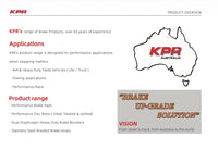 2X KPR 4-Piston electromechanical integrated rear brake caliper (E-brake)