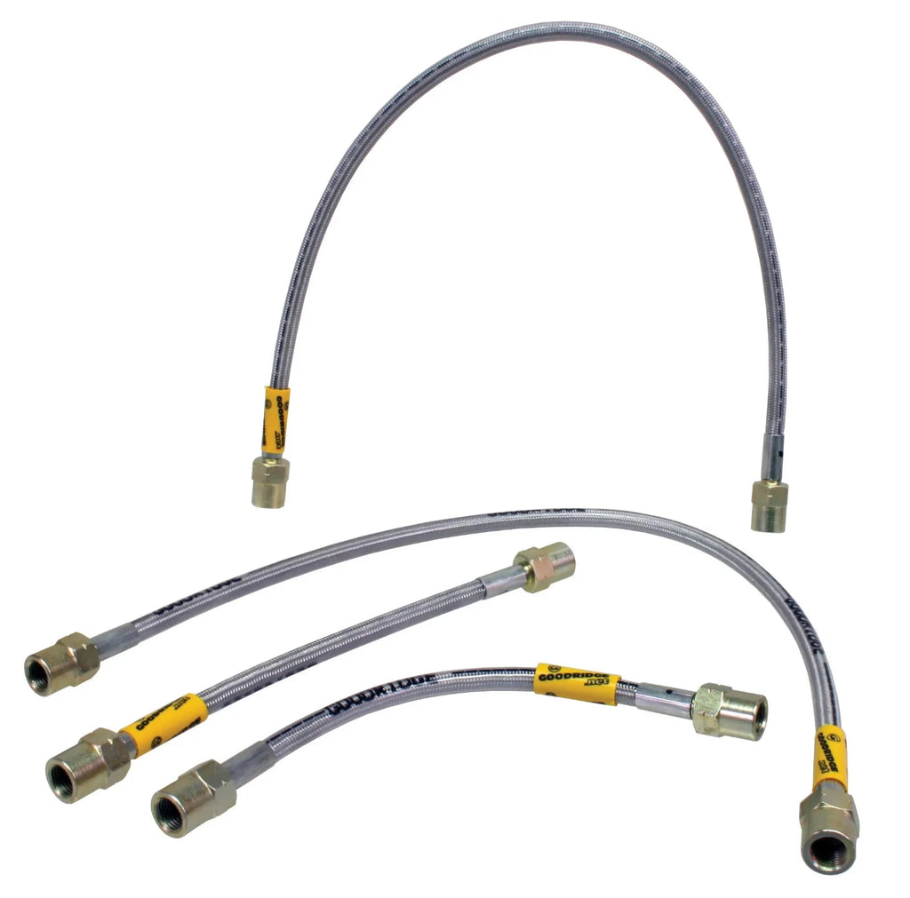 1X GOODRIDGE PERFORMANCE BRAKE HOSE - BRAIDED LINE ZZLT-350CC )35CM