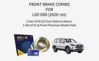 BRAND NEW BRAKE ROTOR + PADS upgrade kit FITS LDV D90 2.0L 2020-on FRONT