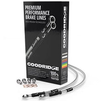 Goodridge Brake Hose KIT STAINLESS/S FITS Toyota Supra Mk4 JZA80 (STY1004-4P)