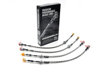 Goodridge Brake Hose KIT STAINLESS/S FITS Toyota Supra Mk4 JZA80 (STY1004-4P)
