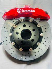 BREMBO GT6 CALIPERS + KPR Carbon Ceramic Rotors (CCB) FULL BRAKE KIT FITS TESLA MODEL 3 / S / Y / X