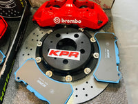 BREMBO GT6 CALIPERS + KPR Carbon Ceramic Rotors (CCB) FULL BRAKE KIT FITS TESLA MODEL 3 / S / Y / X