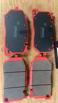 KPR HD BRAKE PADS REPLACEMENT FIT AKEBONO 10 POT CALIPERS FOR PROSCHE AUDI VW +