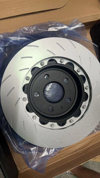 KPR HT6000S TRACK SPEC slot 2PCS ROTORS + KPR HD Pads fits Audi S3 Q3 /VW GOLF