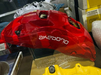 2 X Genuine OEM AKEBONO 10 POT CALIPER X 2 YELLOW FIT AUDI BMW VW Porsche