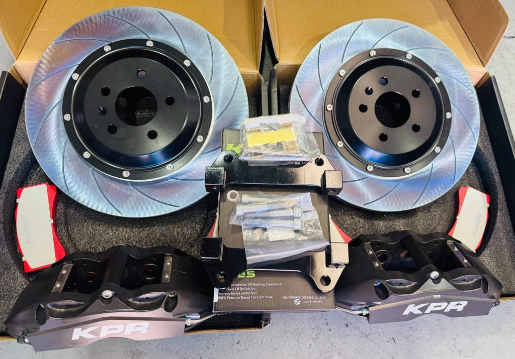 KPR BRAKES 6POT STREET PERFORMANCE BIG BRAKE KIT PRO STREET CALIPERS + 355MM Rotor Fits Audi Q5 Q7 Q3