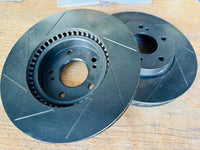 2X display products - PROJECT MU SLOT DISC BRAKE ROTORS SCRN003 FITS NISSAN SKYLINE GTST R33 ECR33