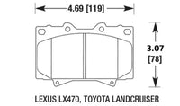 Premium Superduty FRONT HD Brake Pads DB1365 FITS LAND CRUISER (HB313P.685 / DB1365)