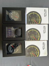 SALE- TRUST GREDDY SIRIUS GAUGE METER OIL PRESSURE + BOOST GAUGE + CONTROL UNIT