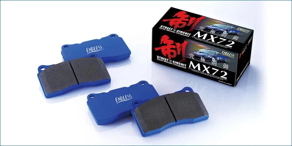 ENDLESS MX72 BRAKE PADS (EIP 257) FOR VW Golf 7 + GTI / AUDI A3 /S3 FRONT SET EIP 257 -MX72