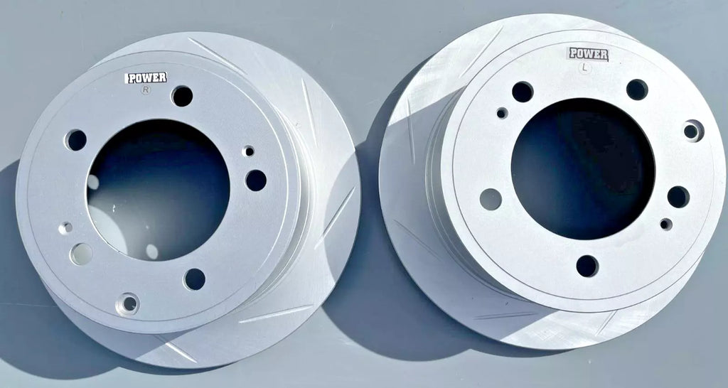 4X Premium BRAKES SLOTTED FRONT + REAR DISC ROTOR for TOYOTA Landcruiser VDJ76 VDJ78 VDJ79R LC79 LC76 LC78