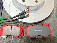 KPR FRONT BRAKE UPGRADE KIT FOR TOYOTA PRADO GDJ150 & GRJ150 ( DISC+PADS+LINE)