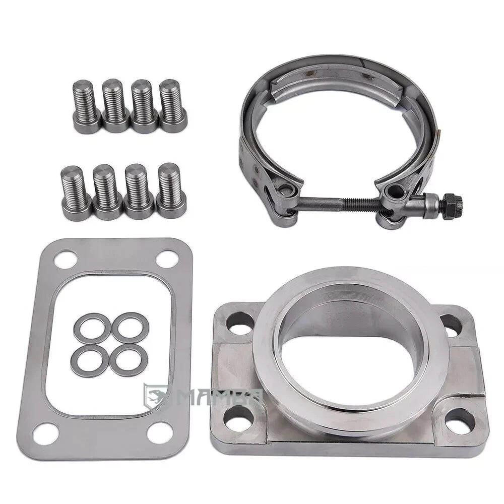 SUS310 Exhaust Manifold Flange Adapter T3 to V-Band Garrett G25 G30 G35 TW