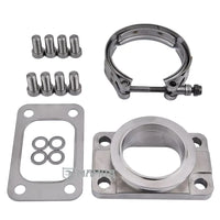 SUS310 Exhaust Manifold Flange Adapter T3 to V-Band Garrett G25 G30 G35 TW