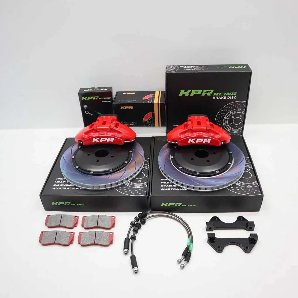 2X KPR 4-Piston electromechanical integrated rear brake caliper (E-brake) + Rotor full Brake kit