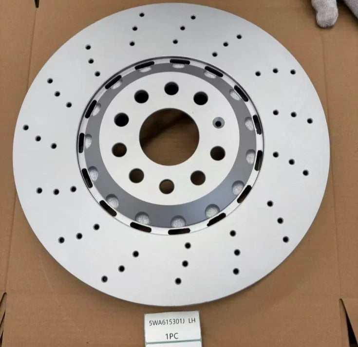 2X KPR HT4S PERFORMANCE PIN-DRIVE DISC BRAKE ROTOR FITS VW GOLF MK8 GOLF R