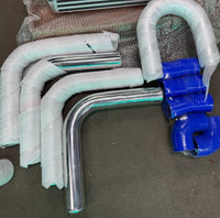 UNIVERSAL 2.5" 63MM ALUMINIUM PIPING + SILICONE HOSE KIT INTERCOOLER/INTAKE PIPING -STREET PEWRFORMANCE CAR, 4X4 4WD INC TURBO DEISEL (Copy)