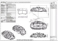 SALE- CP9560 AP RACING radi-cal 6 pots CALIPER FITS COMMODORE / FALCON / TOYOTA