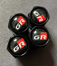 SALE-4 x Car Wheel Tire Valve Caps Air Stem For Toyota GR Sport