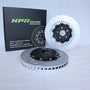 2X KPR BRAKES SUPER DUTY 2-Piece upgrade DIRECT Bolt-on  Front Brake Rotor Kit For TESLA MODEL 3 / MODEL Y