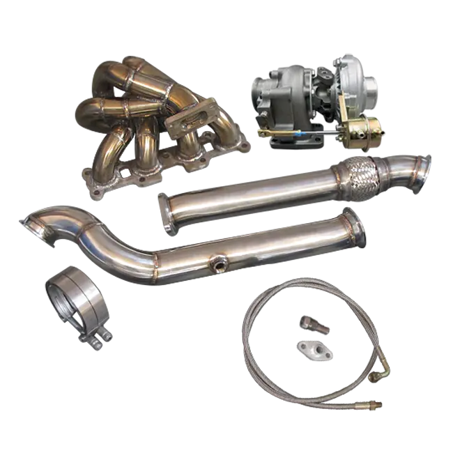 Top Mount T3 Turbo Manifold DownPipe Kit For Mazda Miata MX-5 1.8L NA-T