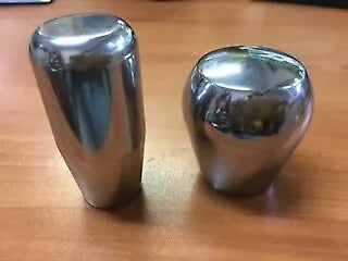 NEW 2 X HEAVY STEEL METAL GEAR SHIFT KNOB UNIVERSAL FOR M12 X 1.25 mm