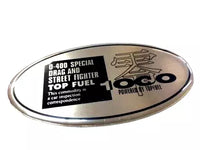 ZERO1000 TOP TOP FUEL 0-1000 ALUMINIUM 3D METAL CAR BADGE STICKER SUIT ALL JDM CARS HANDA