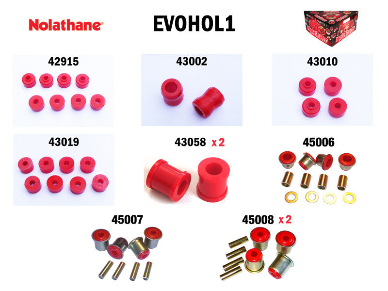 Nolathane Suspension Upgrade Kit EVOHOL1 Holden HQ HJ HX HZ WB