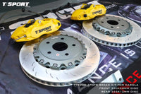 TTSPORT 6 PISTON SEMI-FORGED CALIPER + 355MM DISC ROTOR - BIG BRAKE KIT FOR TOYOTA 86 / SUBARU BRZ