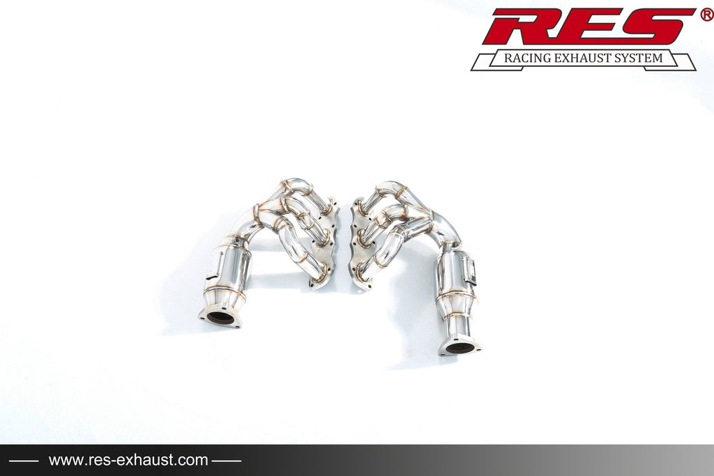 RES SS304, Sport Cat Manifold FIT Porsche 911 (991/997) 3.4NA / 3.8NA 2012-2015 991.1