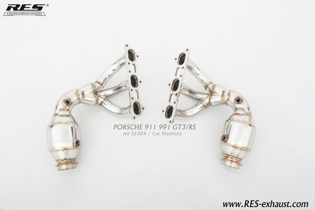 RES SS304, Sport Cat Manifold FIT Porsche 911 GT3/RS 4 2015