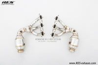 RES SS304, Sport Cat Manifold FIT Porsche 911 GT3/RS 4 2015