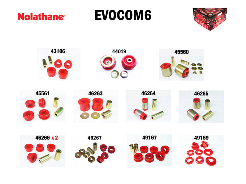 Nolathane Front & Rear Suspension Upgrade Kit Commodore VE EVOCOM6