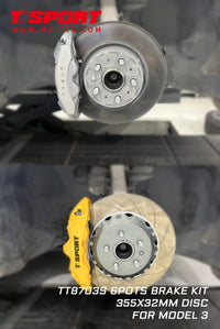 TTSPORT FRONT BIG BRAKE KIT FOR TESLA MODEL 3 (NEED 18 INCH WHEELS AND UP)