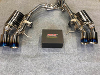 RES SS304, Mid Pipe+Rear Section+Four Tips (NO Remote Control Kit) FIT Porsche Macan 2.0T 2014-2019