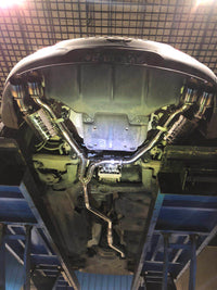 RES SS304, Mid Pipe+Rear Section+Four Tips (NO Remote Control Kit) FIT Porsche Macan 2.0T 2014-2019