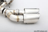 RES SS304, Front Pipe+Mid Pipe+Valvetronic Rear Section+Four Tips+Remote Control Kits FIT Porsche Cayenne E3 3.0T 2018+