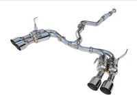 limited SPECIAL OFFER - INVIDIA R400 CAT BACK EXHAUST SYSTEM WITH SS TIPS STRAIGHT CUT SUIT SUBARU WRX/STI 2011-2018