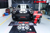 TTSPORT 6 PISTON SEMI-FORGED CALIPER + 355MM DISC ROTOR - BIG BRAKE KIT FOR TOYOTA 86 / SUBARU BRZ