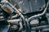 RES SS304, Mid Pipe+Rear Section+Four Tips (NO Remote Control Kit) FIT Porsche Macan 3.0T / 3.6T 2014-2019