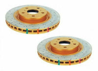 DBA 4000 X-GOLD XS Cross Drilled/ Slot KP FIT Impreza WRX STi 1996-2001 FRONT PAIR (DBA4648XS)