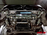 RES SS304, Catless Downpipe+Rear Section+Four Tips (NO Remote Control Kit) FIT Porsche 911 (991/997) Carrera 3.0T Carrera S 3.0T Carrera 4S 3.0T 2016-2017 991.2