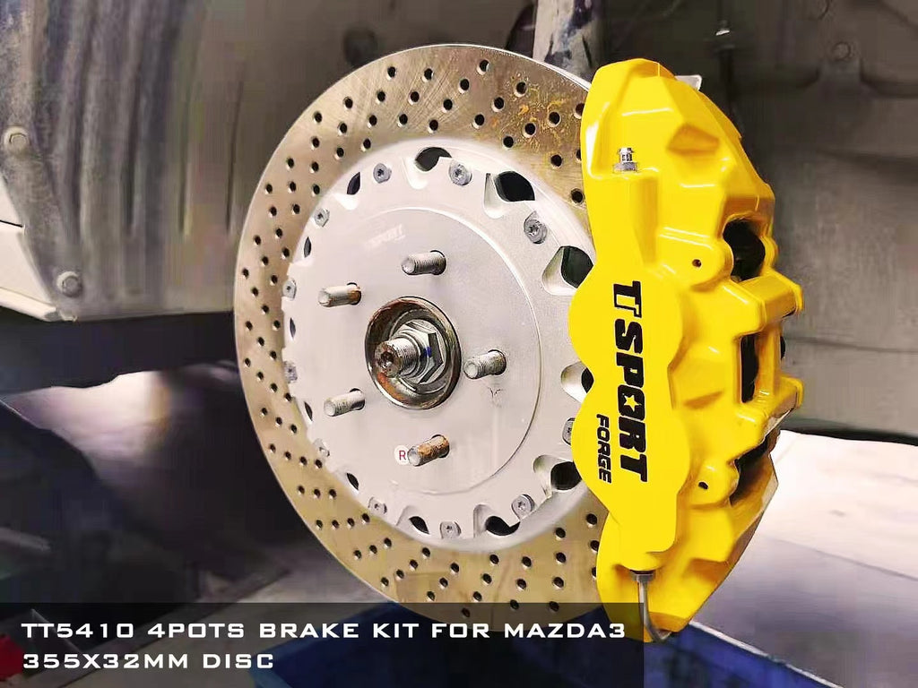 TTSPORT 6 PISTON SEMI-FORGED CALIPER + 355MM DISC ROTOR - BIG BRAKE KIT FOR TOYOTA 86 / SUBARU BRZ